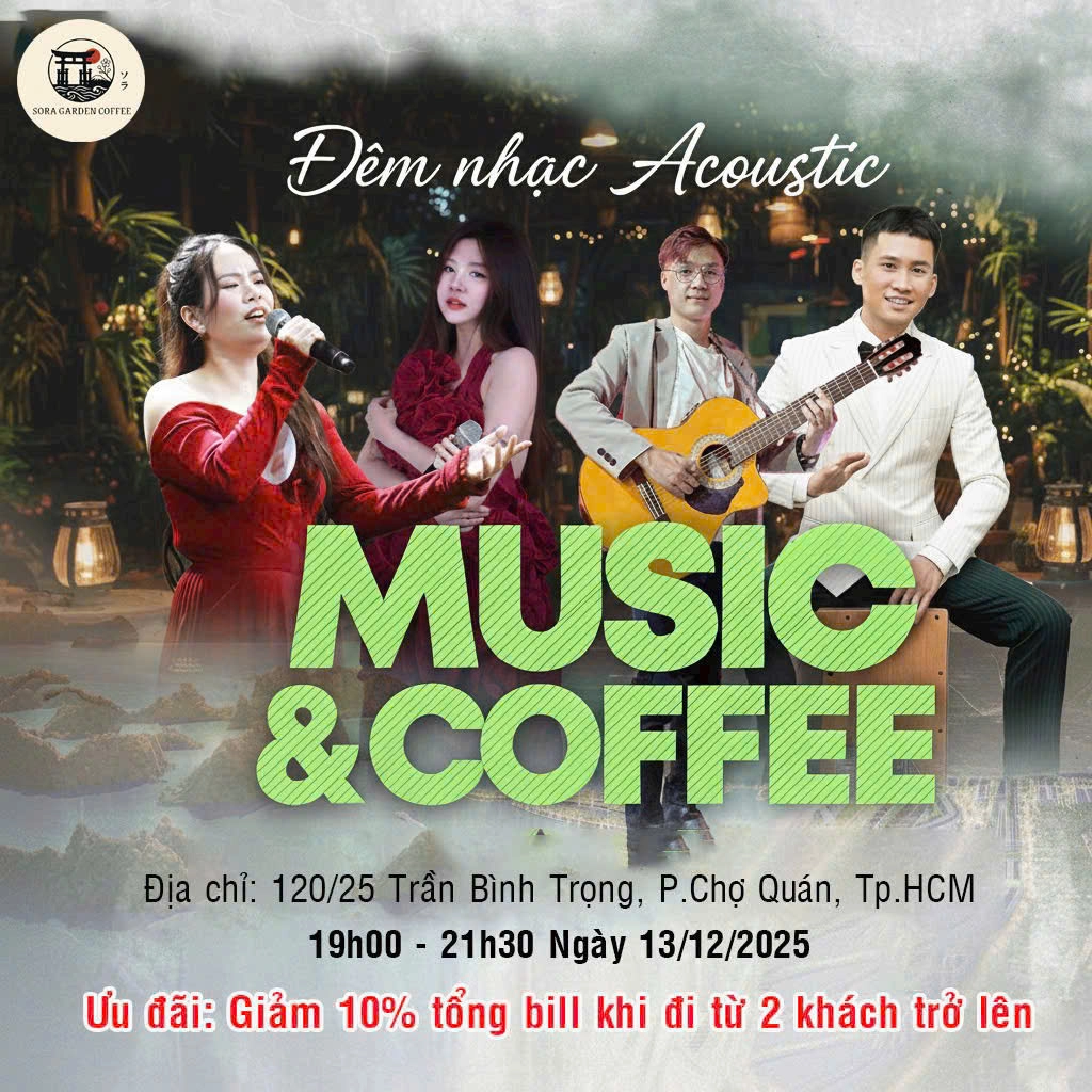 đêm nhạc acoustic quận 5