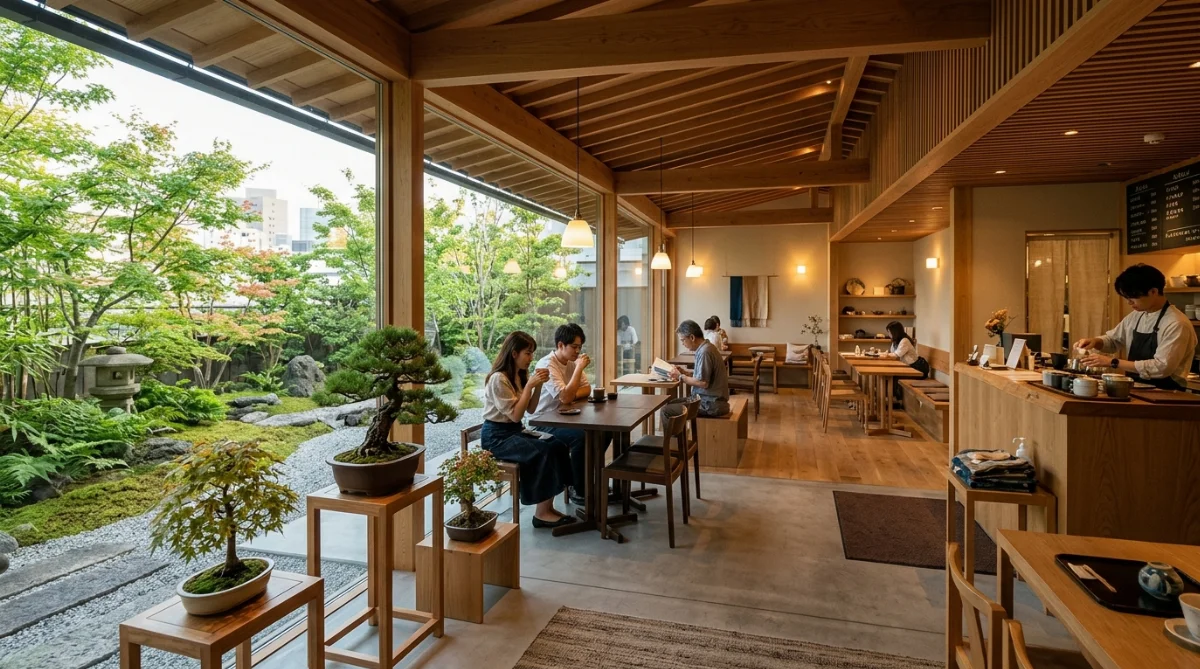 thiết kế cafe nhật bản quận 5 - hình minh họa 1