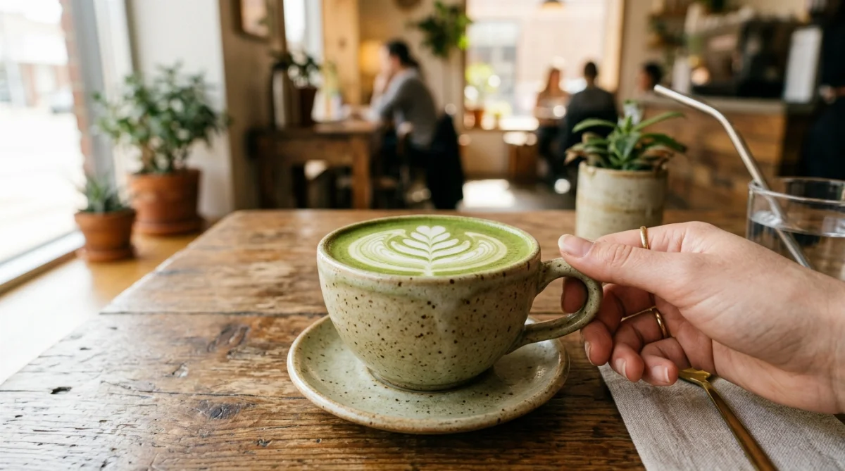 matcha latte sora garden - hình minh họa 1