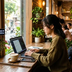 Cafe Wifi Mạnh Quận 5: Tốc Độ 100Mbps - Phù Hợp Học Online, Làm Việc