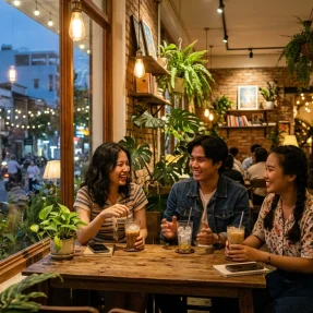 Cafe Chill Quận 5: Không Gian Thư Giãn, Nhạc Nhẹ, View Đẹp Cho Gen Z